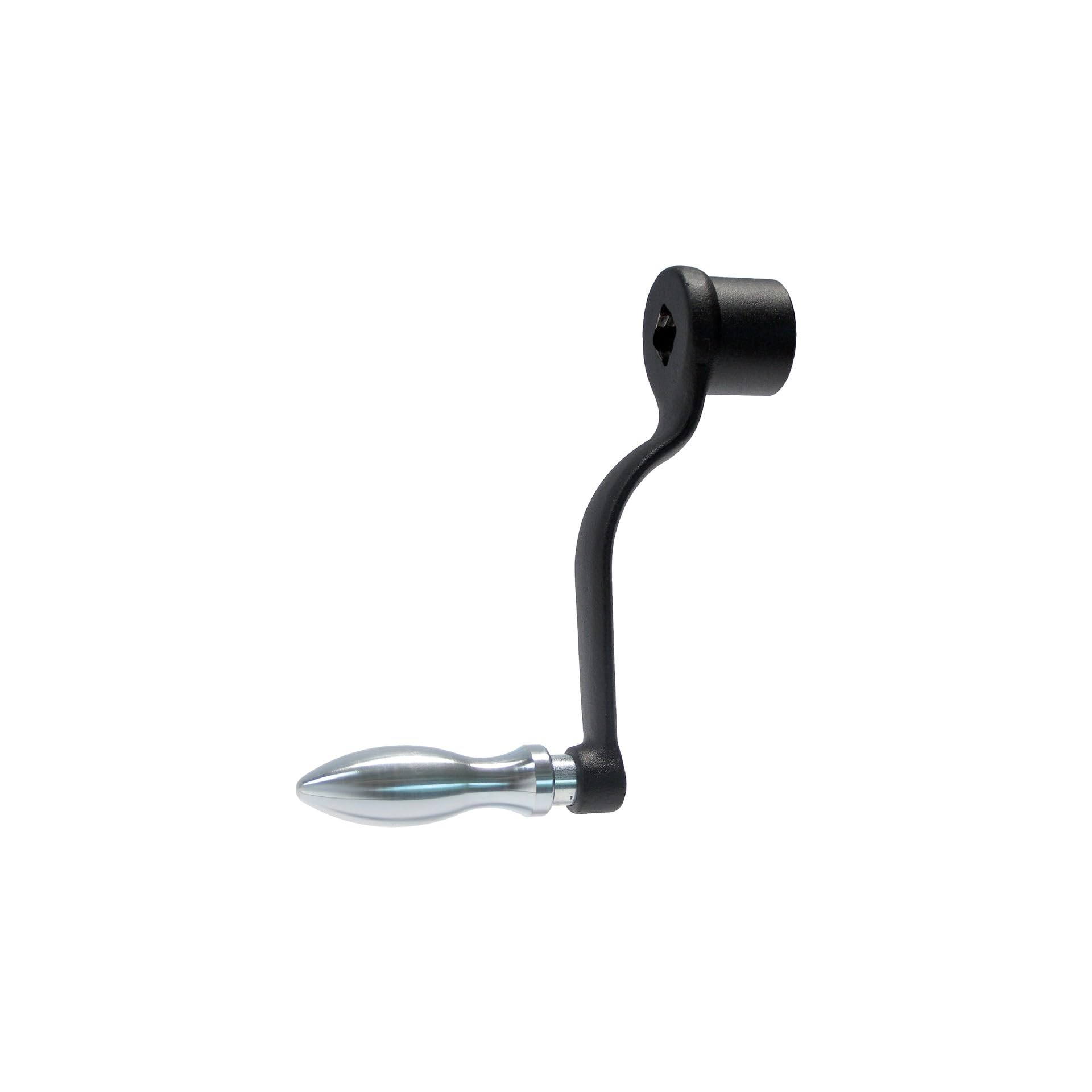 Halder 24330.0331 Handkurbeln, Black Steel, Length: 100 mm/14 mm