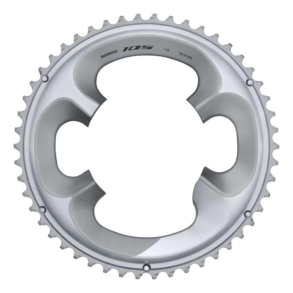 Shimano Spares FC-R7000 chainring, 53T-MW for 53-39T, silver