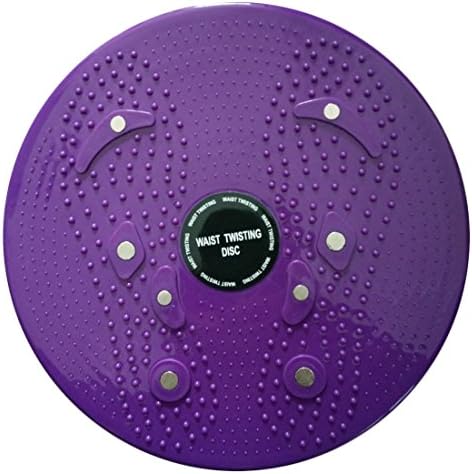 Waist Twisting Disc,Yanun Twisting Balance Board Waist Twister Ankle Body Aerobic Exercise Figure Trimmer Magnet Balance Rotating Board - Purple