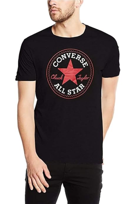 mens black converse t shirt