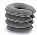 ChiFit Inflatable & Adjustable 4-Layer Cervical Neck Traction Stretcher Pillow Device - Cervical Collar Decompression Support Brace for Travel/Home Promoting Improved Spine Alignment