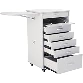 forimo Medical Dental Assistant's Mobile Cabinet Alabama Cart Utility Cart 7 Drawer W/Side Shelf. Professional Utility cart for Medical or Dental Instruments Storage.