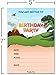 30 Dinosaur Birthday Invitations with Envelopes (30 Pack) - Kids Birthday Invitations for Boys or Girls - Dinosaur Party Decorations Supplies
