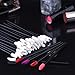 eBoot 300 Pack Disposable Lip Brushes Lipstick Gloss Wands Applicator Makeup Tool Kits, Black
