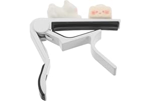 Ciieeo Cartoon Guitar Capo for Electric Guitar Accessories Cute Cat Design for Ukulele Mandolin and Banjo