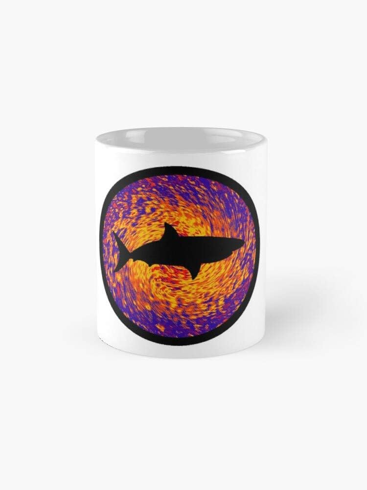 Just Off Shore - Unique Present for Him, Husband, Dad - White Ceramic Coffee Mug