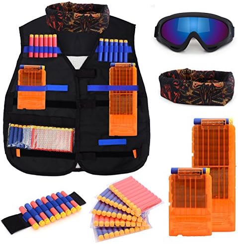 Kids Tactical Vest Kit for Nerf N-strike Elite Series
