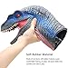 Lebze Dinosaur Hand Puppet Dinosaur Glove, Soft Dino Hand Puppets for Kids Rubber Realistic Velociraptor Head