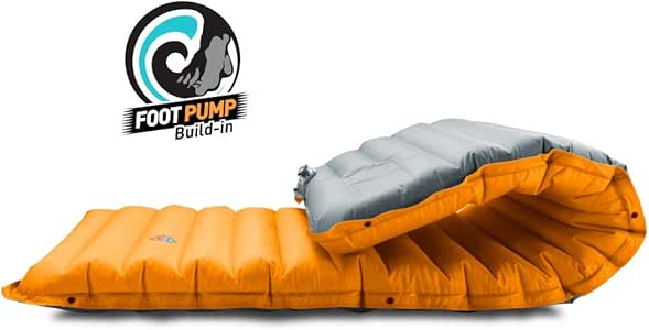 ZOOOBELIVES Extra Thickness Inflatable Sleeping Pad with Built-in Pump, Most Comfortable Camping 