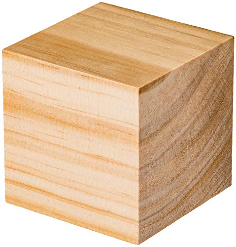 Wooden Cubes for Arts and Crafts - DIY - Photo Blocks - 1.5 Inch Unfinished Natural Wood Blocks - 50 Pieces - by Dragon Drew - Thumbnail 4