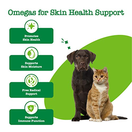 Zesty Paws Salmon Omega Oil Hemp for Dogs and Cats with Wild Alaskan Salmon Oil Omega 3 and 6