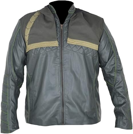 Amazon Classyakメンズファッションパーカースタイル本革矢印グリーンジャケット Us サイズ Xl カラー グリーン コート ジャケット 通販
