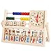 Abacus Wooden Toys ，BeautyVan Kids Learning Versatile Flap Abacus Wooden Toys