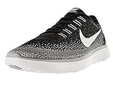 Nike Mens Free Rn Distance Running Shoe (11.5, Black/White/Dark Grey/Wolf Grey)