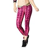 Zumba Womens Boogie On Capri Leggings, Violet Vibes, Small
