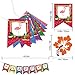 Haojiake Hawaiian Aloha Party Decorations Happy Birthday Banner Hanging Flamingo Hibiscus Flowers Decor for Summer Luau Party Supplies