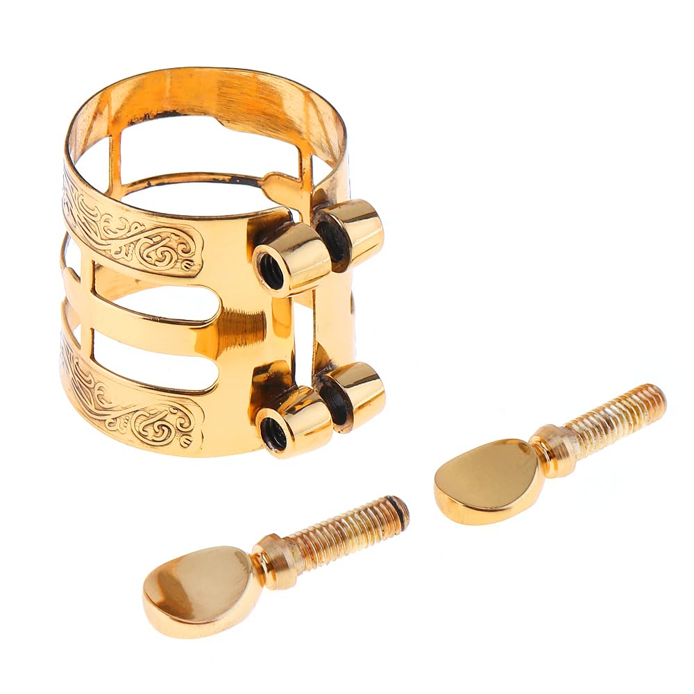 OriGlam Alto Saxophone Mouthpiece Ligature, Alto Sax Mouthpiece Ligature, Alto Saxophone Ligature Accessories for Saxophone Professionals and Beginners