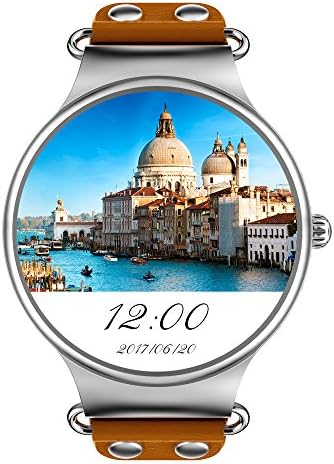 MTK6580 ROM 8G+RAM 512MB 3G WIFI Android 5.1 Smartwatch - kingwear All-In-One Smart Watch With Nano SIM Card Slot GPS Camera Heart Rate Monitor