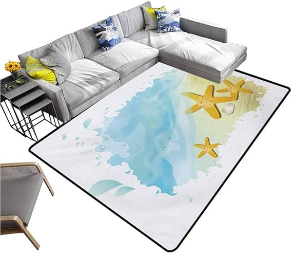 Alfombrillas de baño Antideslizantes, diseño de Estrella de mar, Arena