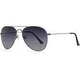 JOOX Polarized Aviator Sunglasses for Women Men, UV400 Protection Lens and Lightweight Metal Pilot Frame