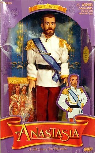 Galoob Russia Czar Collectable Doll Nicholas II From Disney Animated Movie Anastasia