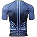 COOLMAX Raglan Short Sleeve Superman Mens Compression Shirt