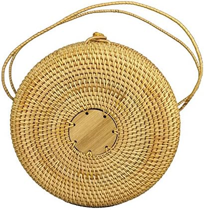 amololo Beach Tote Bags|Rattan Straw Handbag for Women|Tea Organizer