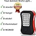 LED Work Light Flashlight for Camping, Home, Emergency Kit, Auto, DIY & More! Ultra-Bright Flood Light w/ *FREE* Batteries - Makes a Great Gift!