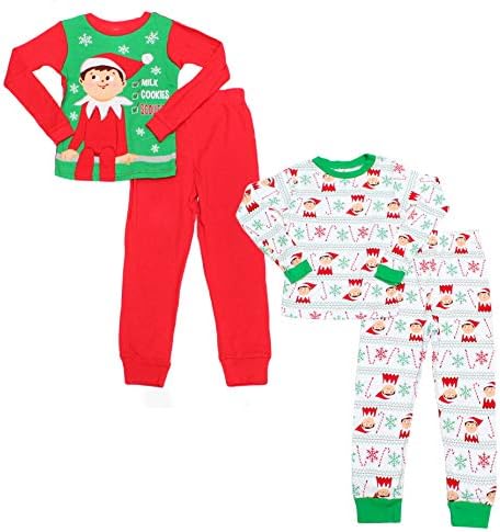 The Elf on the Shelf Boys 4-10 4-Piece Pajama Set
