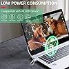 USB-LED-Fan-HuiHeng-Mini-LED-Clock-Fan-with-Flexible-Gooseneck-Personal-Silent-Laptop-Fan-USB-Powered-for-Home-Office huiheng USB LED Fan, Mini LED Clock Fan with Flexible Gooseneck, Personal Silent Laptop Fan USB Powered for Home Office
