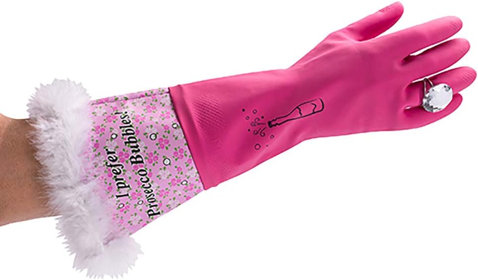 Fluffy washing up gloves Clearance