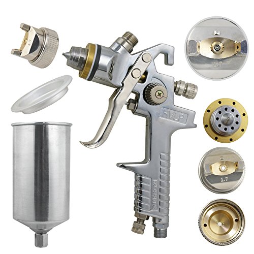 Super-Deal-Set-of-3-HVLP-Stainless-steel-Auto-Paint-Gravity-Feed-Airbrush-Air-Spray-Gun-Kit-with-Cups-Air-Regulator-Maintenance-w-Free-Carrying-Case