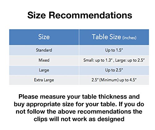 image for YouTensils 12 Strong Stainless Steel Tablecloth Clips (1.5