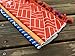 POSHFEEL Single Yoga Towels with Tassels Rainbow Chakra Tapestry Stripes Yoga Mats Beach Towel Style 1