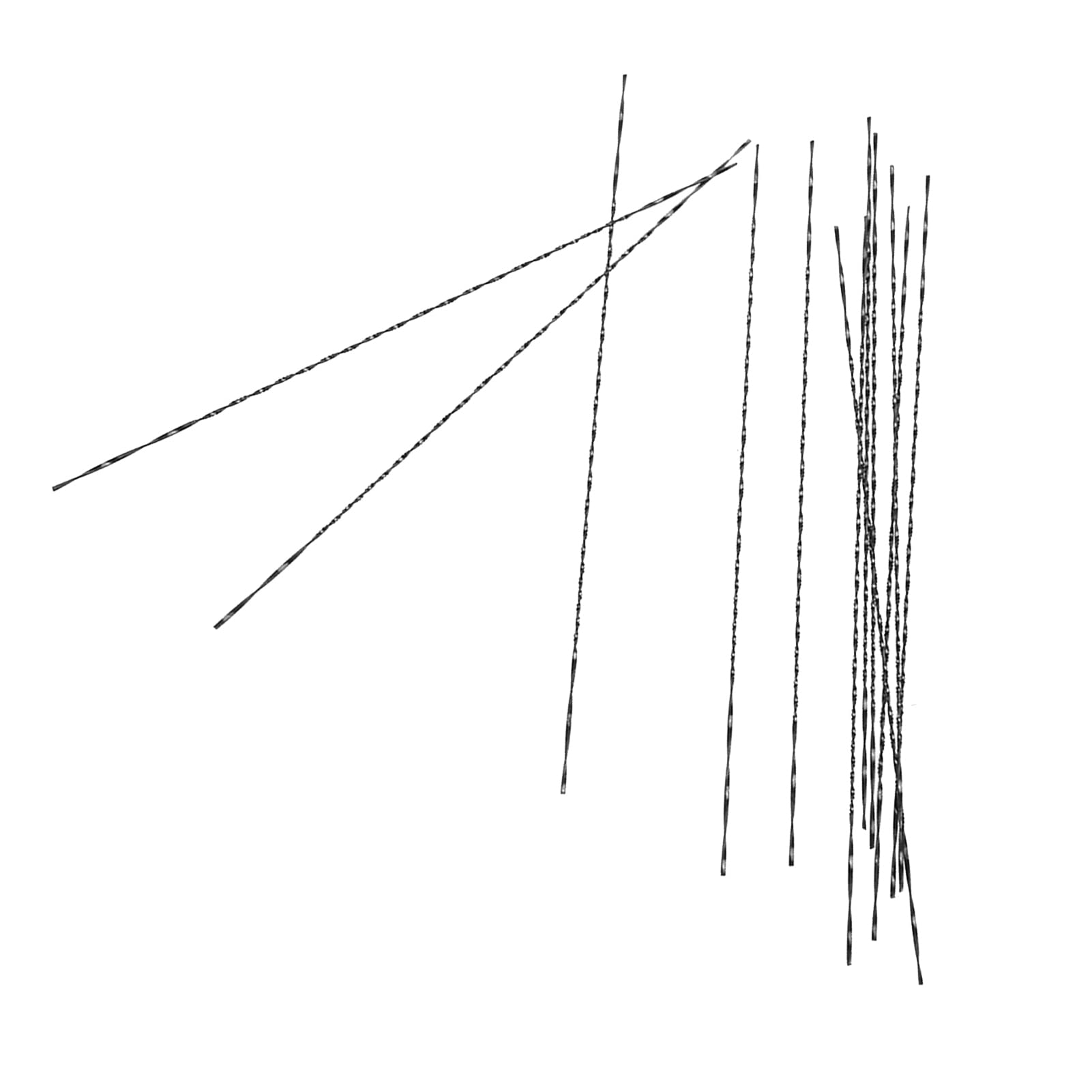 12pcs Scroll Saw Blades with Spiral Teeth for Wood, Metal, Plastic Cutting - Fits Most Major Saw Brands, Woodworking, Carving, Size 6