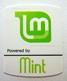 Powered by Mint Linux Sticker 19mm x 24mm [480]