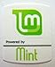 Powered by Mint Linux Sticker 19mm x 24mm [480]