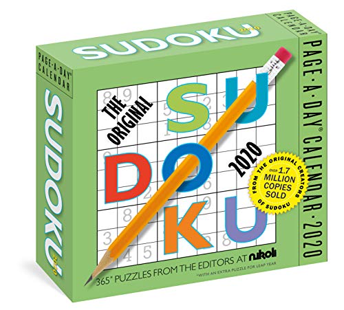 The Original Sudoku Page-A-Day Calendar 2020 by 