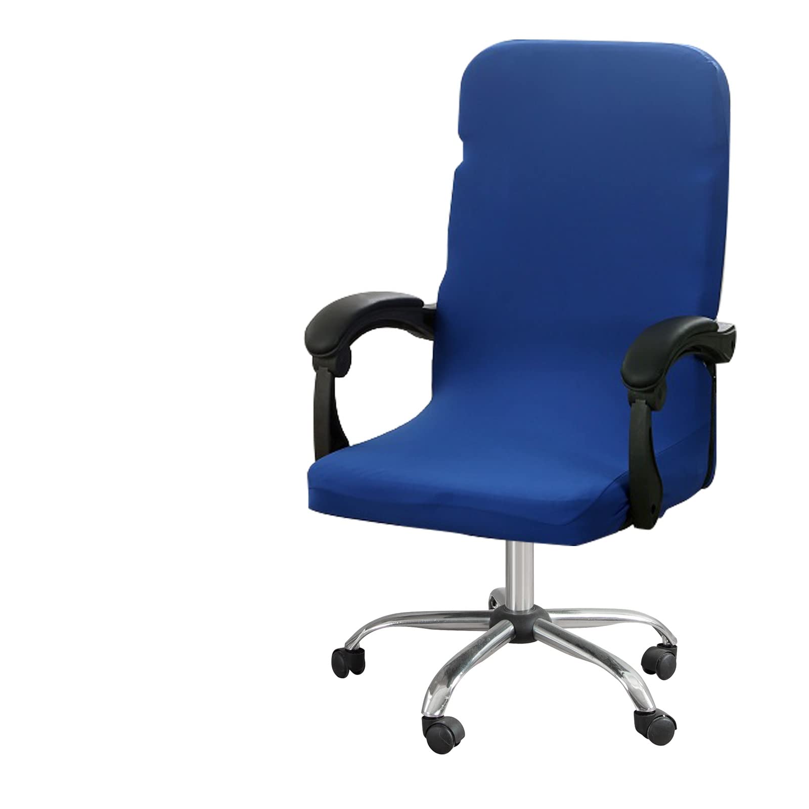 Jaotto Cover for Office Chair Seat Spandex Office Chair Cover Washable Rotating Universal Office Chair Covers for Computer Armrests Chair,Blue — image 1