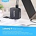 Lumsing 48W dual port Quick Charge 3.0 and USB Type-C Wall Charger with Foldable plug for Apple Macbook(Not Compatible with Macbook Pro and Macbook Air), Iphone 8/8P/X, Nexus 6P/5X, Galaxy S8, HTC 10