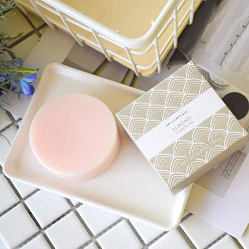 Spa Luxetique Natural Solid Shampoo Bar Soap Bar Gift Set, Layer Bubble