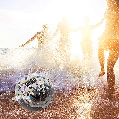 image for Kicko Inflatable Beach Balls - Set of 6 - Cool Graduation Celebration 
