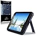 Lumia 650 Case - Terrapin Microsoft Lumia 650 Cover - Full Body Shock Resistant Armor Case - High-Tech Look - Dual Layer - Kickstand - Dark Blue