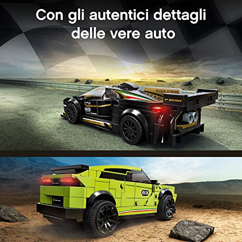 LEGO-Speed-Champions-Lamborghini-Urus-ST-X-e-Lamborghini-Huracn-Super-Trofeo-EVO-con-due-Minifigure-Set-di-Costruzioni-per-Ragazzi-8-Anni-76899