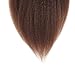 Kinky Yaki Straight Clip in Human Hair Extensions Black Double Weft Brazilian Unprocessed Virgin Hair Clip ins Top Grade 7A 7Pieces/set For African American (70g 10