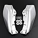 Astra DepotS 1 Pair Chrome Mid-Frame Air Deflectors for 2009-2016 Harley Road King Street Electra Tri Glide
