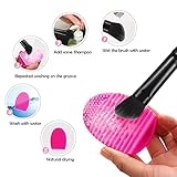 L COSMETIC(TM) Makeup Brushes Set Professional 15 Pcs Natural Hair Synthetic Cosmetic Brushes Eyeshadow Concealer Powder Brushes Kit and Brush Egg