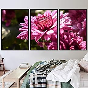 signwin 3 Piece Framed Canvas Wall Art Colorful...