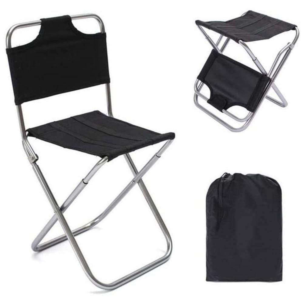 Eeneme Portable Folding Chair Outdoor Camping Chair Lightweight Fishing Chair Fishing Camping Hiking Beach