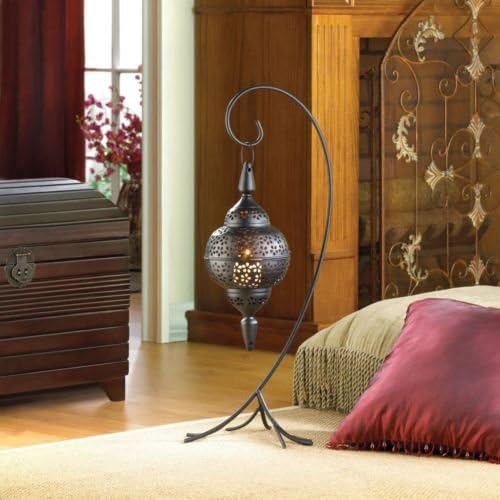 Amazon Com Lacy Cutout Candle Lantern 2 Foot Tall Floor Or Table